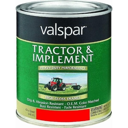 Valspar Tractor And Implement Enamel 18-4432-02 QT